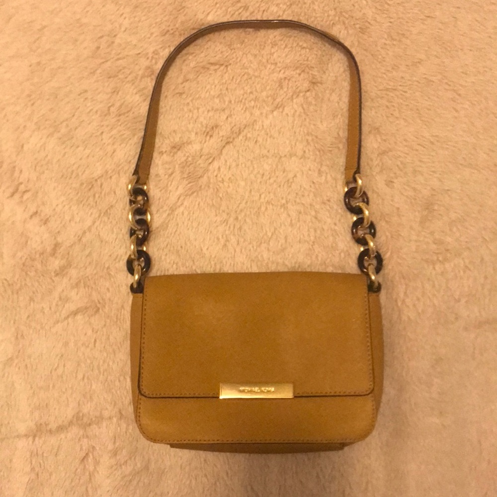 Michael Kors tan handbag